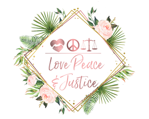 Love Peace & Justice Logo